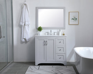 Aqua Mirror in Grey
