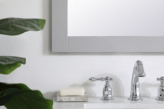 Aqua Mirror in Grey