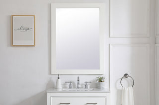Aqua Mirror in White