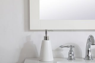 Aqua Mirror in White
