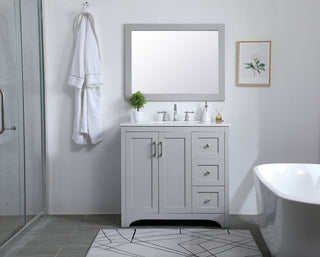 Aqua Mirror in Grey