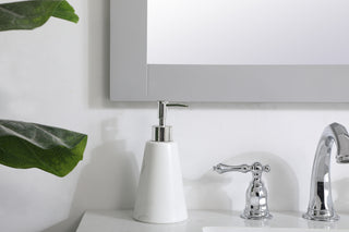 Aqua Mirror in Grey