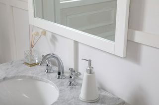 Aqua Mirror in White