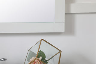Aqua Mirror in White