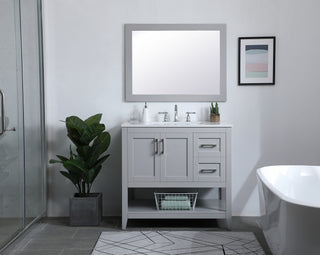Aqua Mirror in Grey