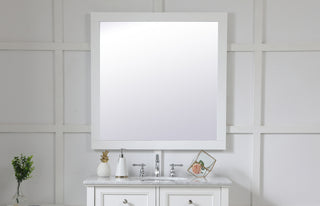 Aqua Mirror in White