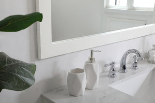 Aqua Mirror in White