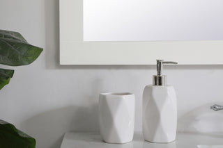 Aqua Mirror in White