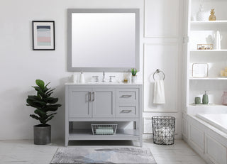 Aqua Mirror in Grey
