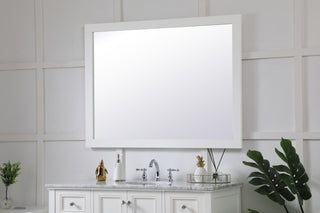 Aqua Mirror in White