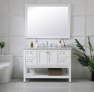 Aqua Mirror in White