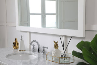 Aqua Mirror in White