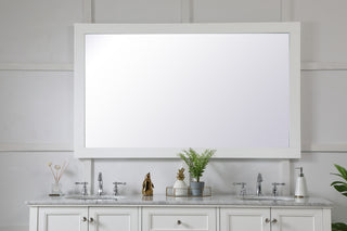 Aqua Mirror in White