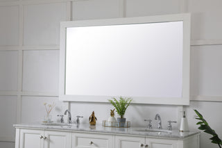 Aqua Mirror in White