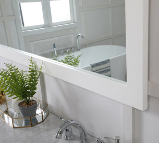 Aqua Mirror in White