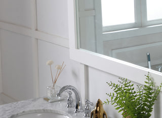 Aqua Mirror in White
