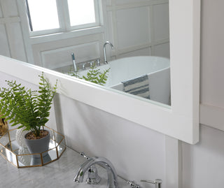 Aqua Mirror in White