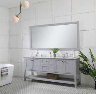 Aqua Mirror in Grey