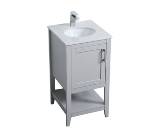 aubrey Single Bathroom Vanity in Grey