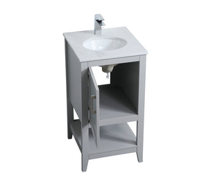 aubrey Single Bathroom Vanity in Grey