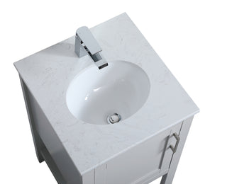 aubrey Single Bathroom Vanity in Grey