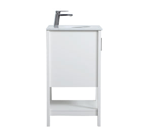 aubrey Single Bathroom Vanity in White