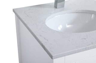 aubrey Single Bathroom Vanity in White
