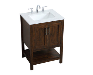 aubrey Single Bathroom Vanity in Espresso