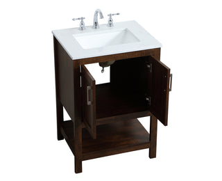 aubrey Single Bathroom Vanity in Espresso