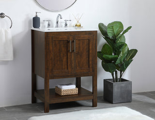 aubrey Single Bathroom Vanity in Espresso