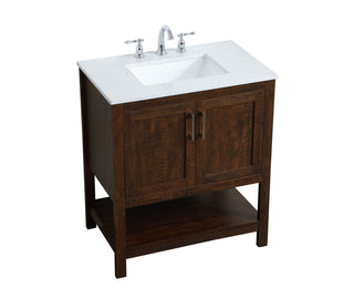 aubrey Single Bathroom Vanity in Espresso