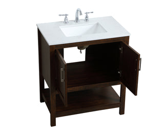 aubrey Single Bathroom Vanity in Espresso
