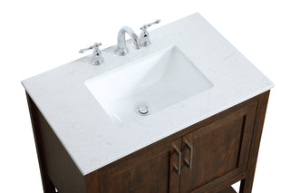 aubrey Single Bathroom Vanity in Espresso