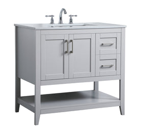 aubrey Single Bathroom Vanity in Grey