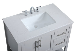aubrey Single Bathroom Vanity in Grey