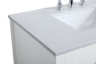 aubrey Single Bathroom Vanity in White