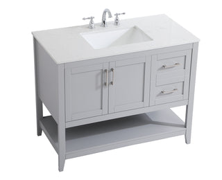 aubrey Single Bathroom Vanity in Grey