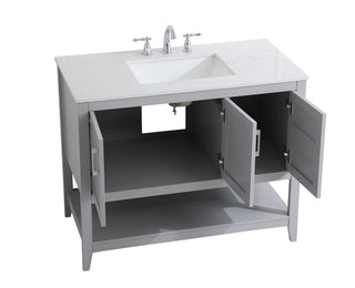aubrey Single Bathroom Vanity in Grey