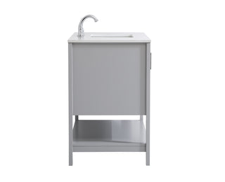 aubrey Single Bathroom Vanity in Grey