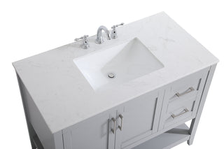aubrey Single Bathroom Vanity in Grey