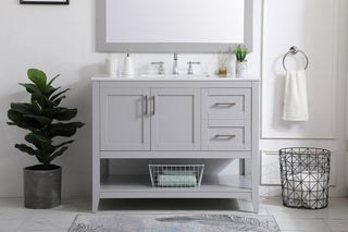 aubrey Single Bathroom Vanity in Grey