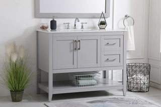 aubrey Single Bathroom Vanity in Grey