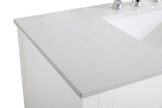 aubrey Single Bathroom Vanity in White