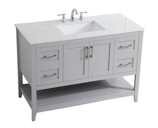 aubrey Single Bathroom Vanity in Grey