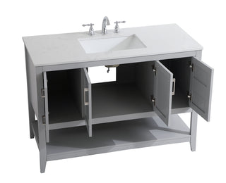 aubrey Single Bathroom Vanity in Grey
