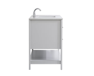 aubrey Single Bathroom Vanity in Grey