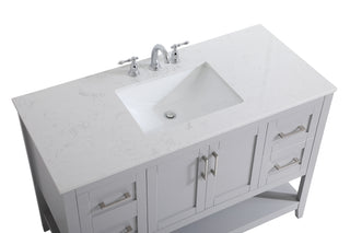 aubrey Single Bathroom Vanity in Grey