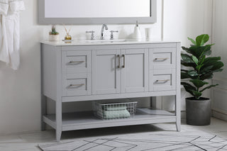 aubrey Single Bathroom Vanity in Grey