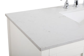 aubrey Single Bathroom Vanity in White