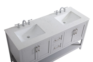 aubrey Double Bathroom Vanity in Grey